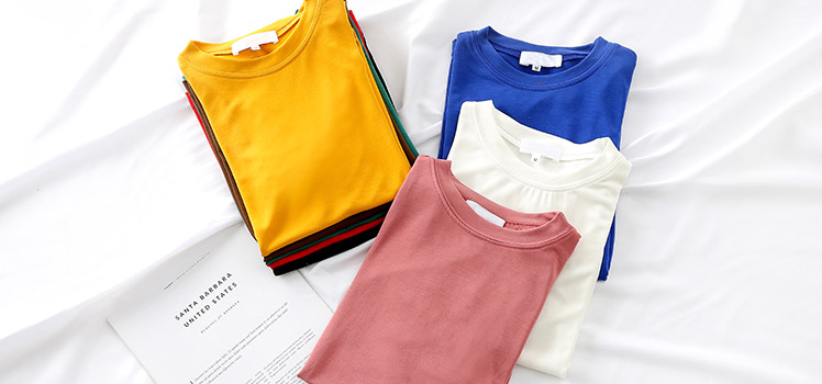 儋州夏季T恤衫定做要选对材质